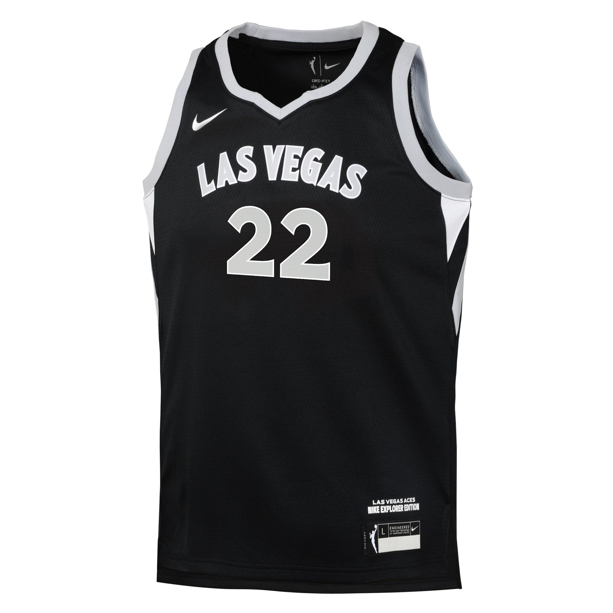 WNBA Las Vegas Aces Nike Jersey - A'Ja Wilson - Youth NBA Team Jersey Basketball Fan Apparel