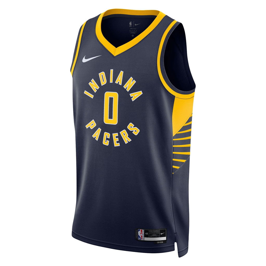 Indiana Pacers Icon Jersey - Haliburton 0 - Unisex NBA Team Jersey Basketball Fan Apparel