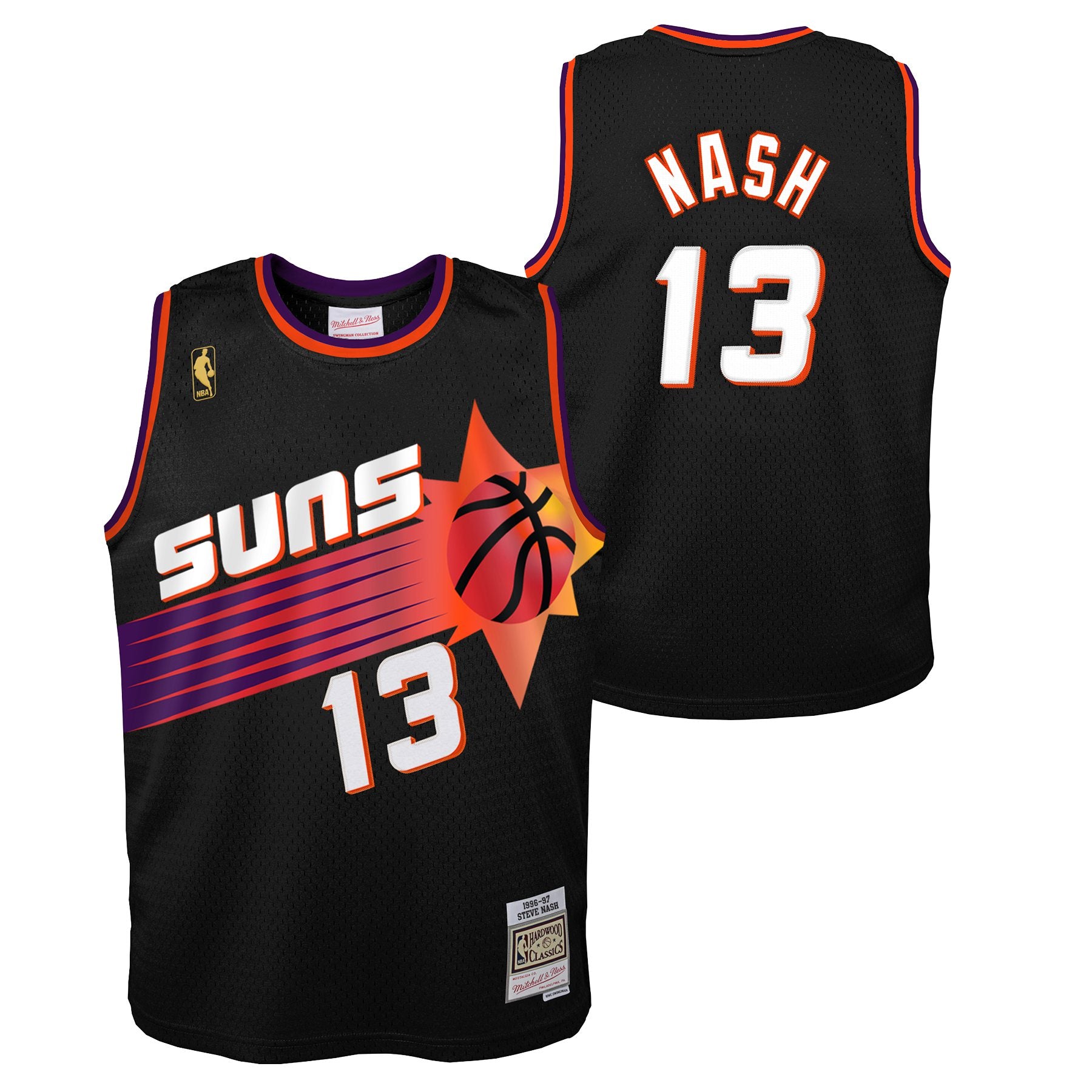 Phoenix Suns Steve Nash Hardwood Classics Jersey Steve Nash Jersey NBA Team Jersey Basketball Fan Apparel