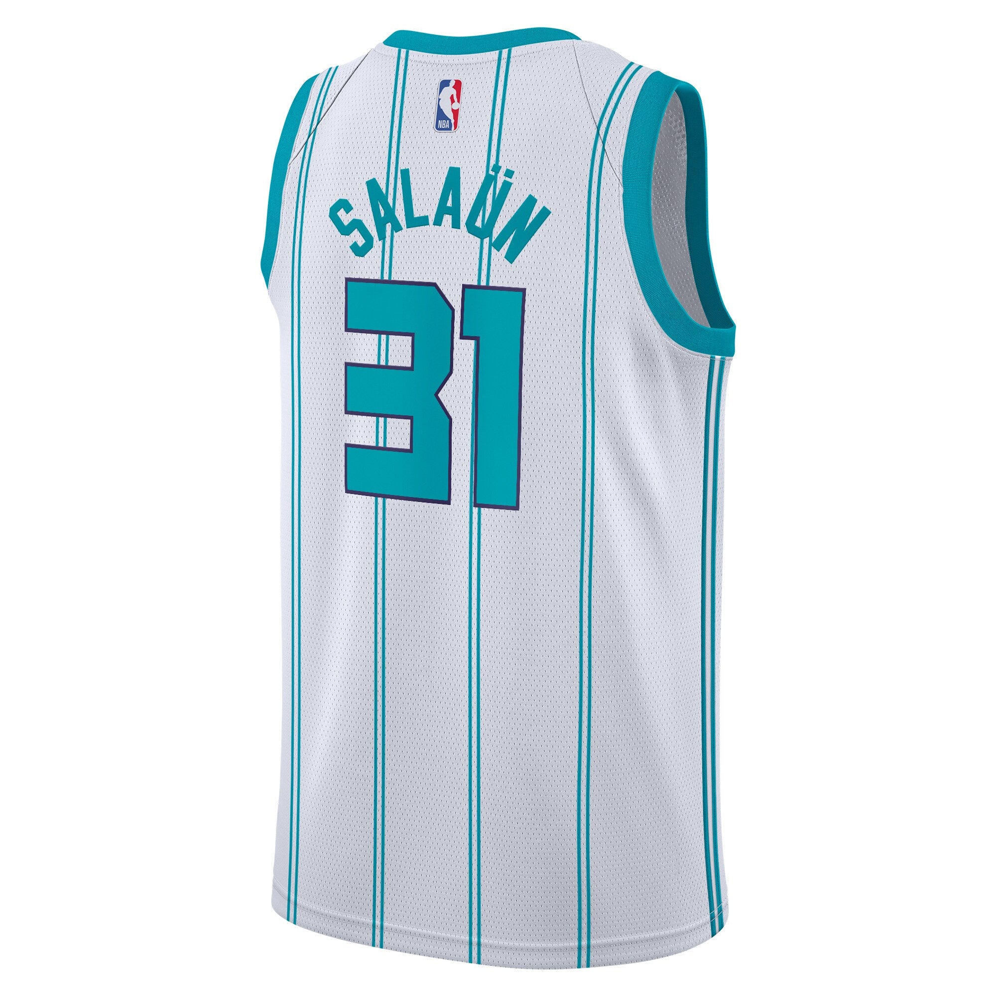 Charlotte Hornets Jordan Brand Association Edition Swingman Jersey - White - Tidjane Salaün - Youth NBA Team Jersey Basketball Fan Apparel