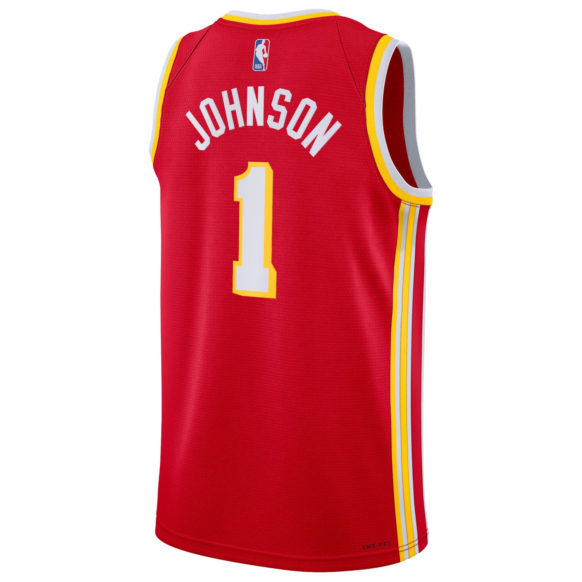 Atlanta Hawks Nike Icon Edition Swingman Jersey - Red - Jalen Johnson - Youth NBA Team Jersey Basketball Fan Apparel