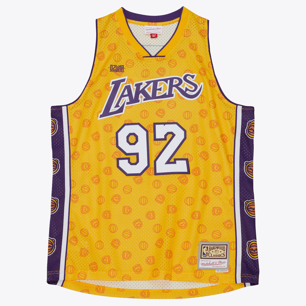Los Angeles Lakers Mitchell & Ness x Ozuna Swingman Jersey NBA Team Jersey Basketball Fan Apparel