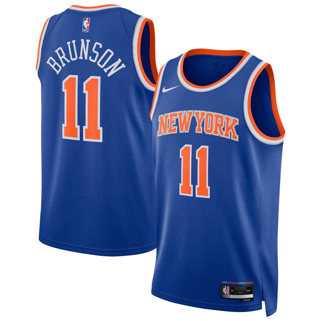 New York Knicks Nike Replica Icon Swingman Jersey - Jalen Brunson - Unisex NBA Team Jersey Basketball Fan Apparel