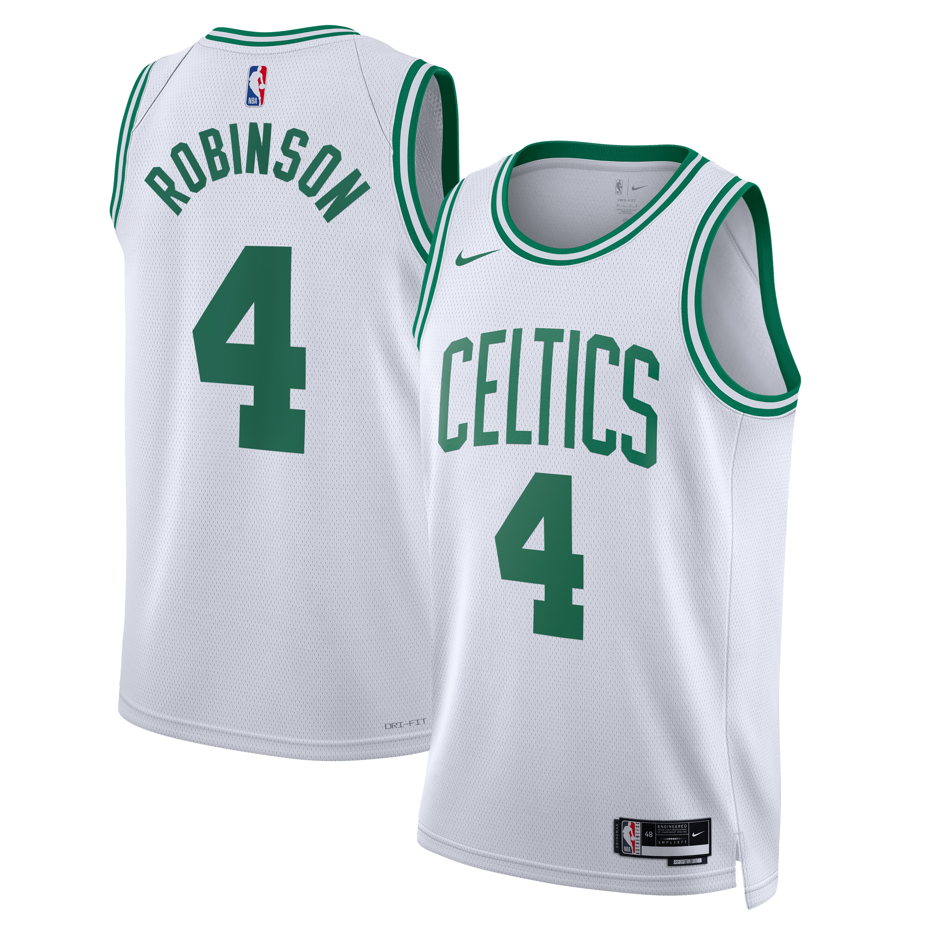 Boston Celtics Association Edition Swingman Jersey - White - Mitchell Robinson - Unisex NBA Team Jersey Basketball Fan Apparel