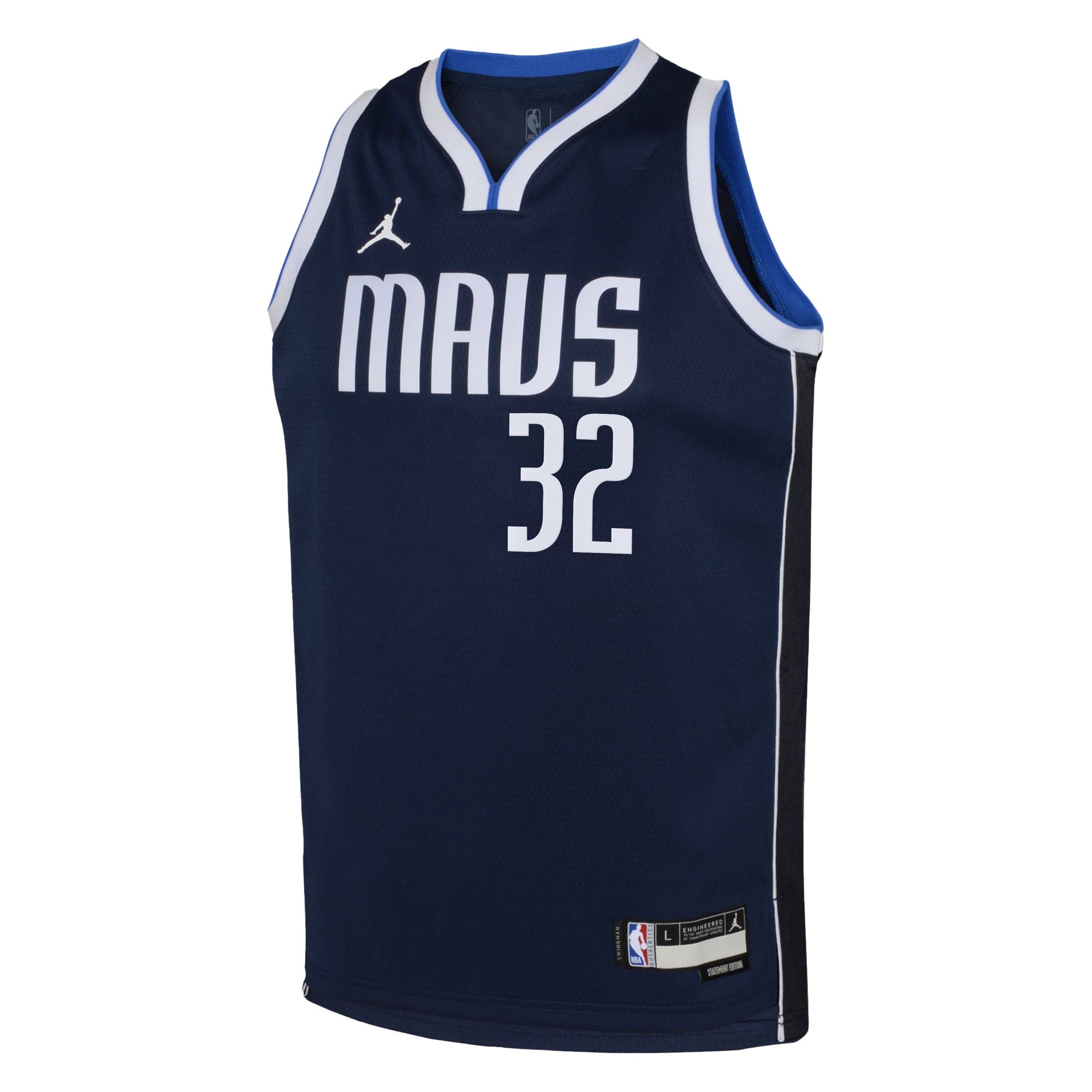 Dallas Mavericks Jordan Brand Statement Edition Swingman Jersey NBA 2025 First Round Draft Pick - Navy - Cooper Flagg - Youth NBA Team Jersey Basketba