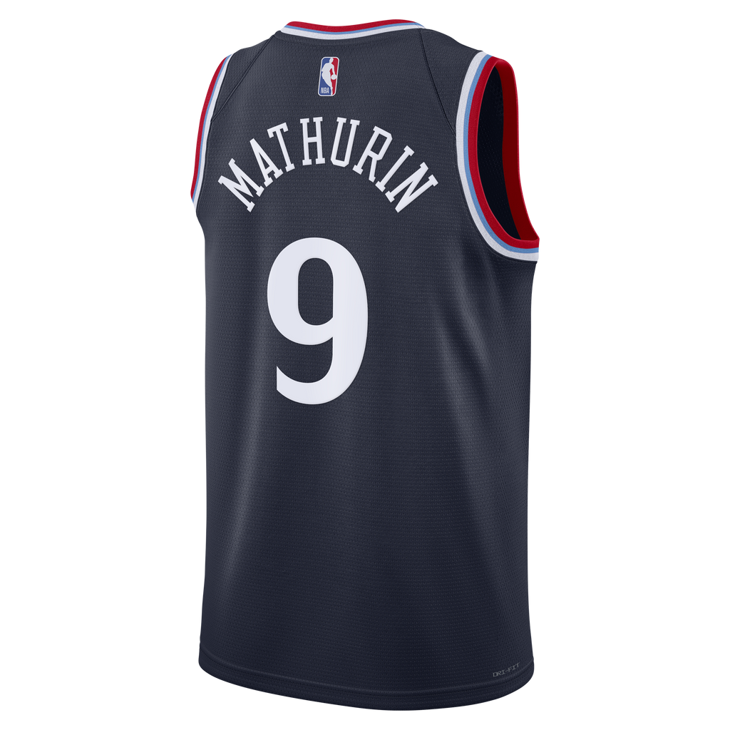 Los Angeles Clippers Nike Replica Icon Edition Swingman Jersey - Navy - Bennedict Mathurin - Youth NBA Team Jersey Basketball Fan Apparel