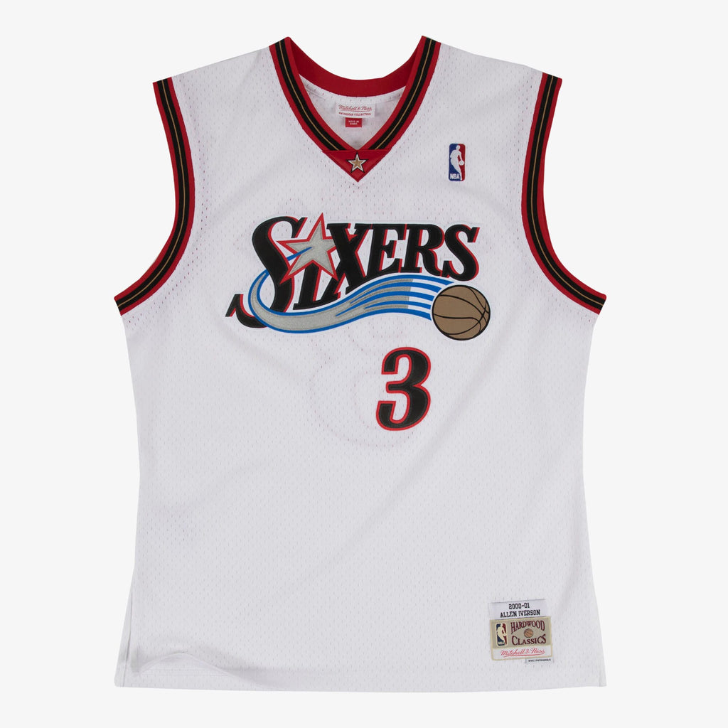 Philadelphia 76ers Mitchell & Ness Swingman Jersey Home Allen Iverson 2000-01 NBA Team Jersey Basketball Fan Apparel