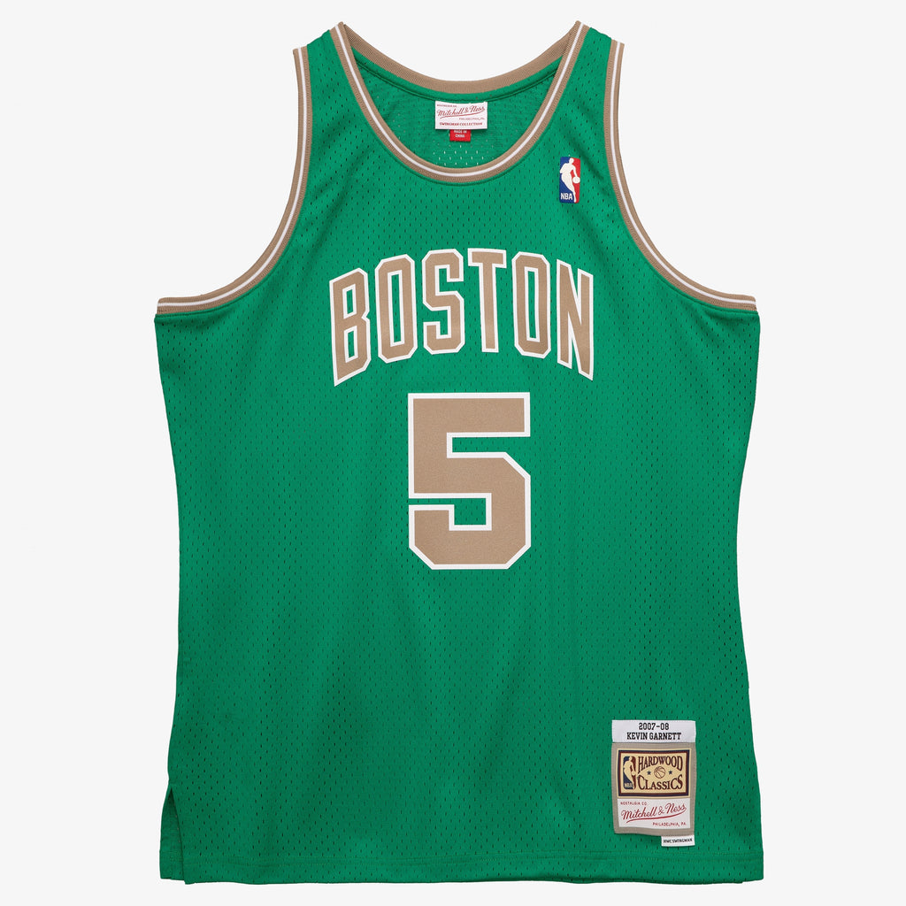 Boston Celtics Mitchell & Ness Kevin Garnett 2007 Swingman Authentic Jersey - Kelly Green NBA Team Jersey Basketball Fan Apparel