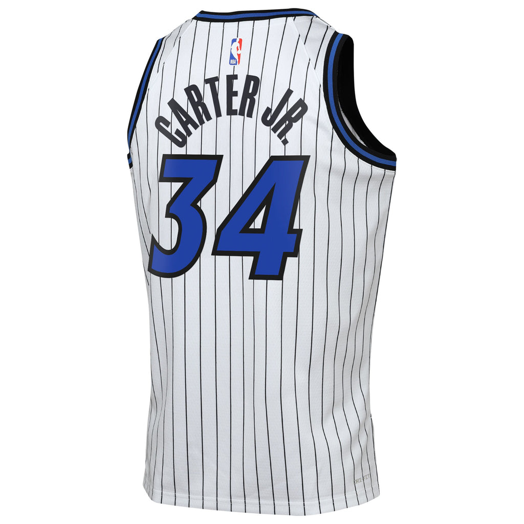 Orlando Magic Nike Replica Association Edition Swingman Jersey - White - Wendell Carter Jr. - Youth NBA Team Jersey Basketball Fan Apparel