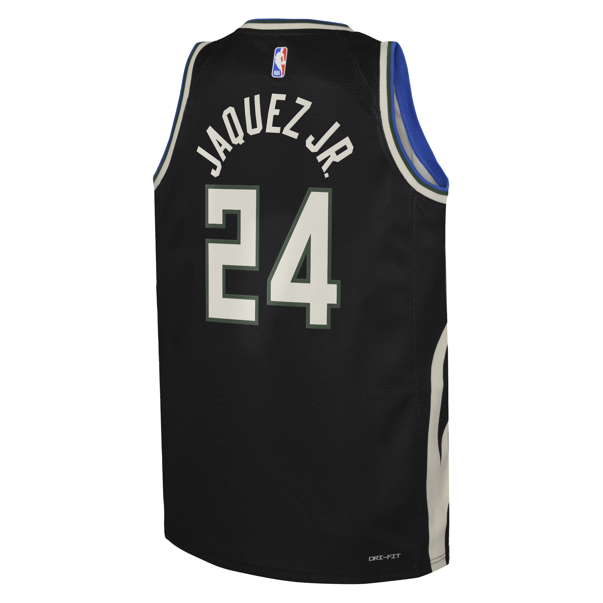 Milwaukee Bucks Jordan Brand Statement Edition Swingman Jersey - Hunter Green - Jaime Jaquez Jr. - Youth NBA Team Jersey Basketball Fan Apparel