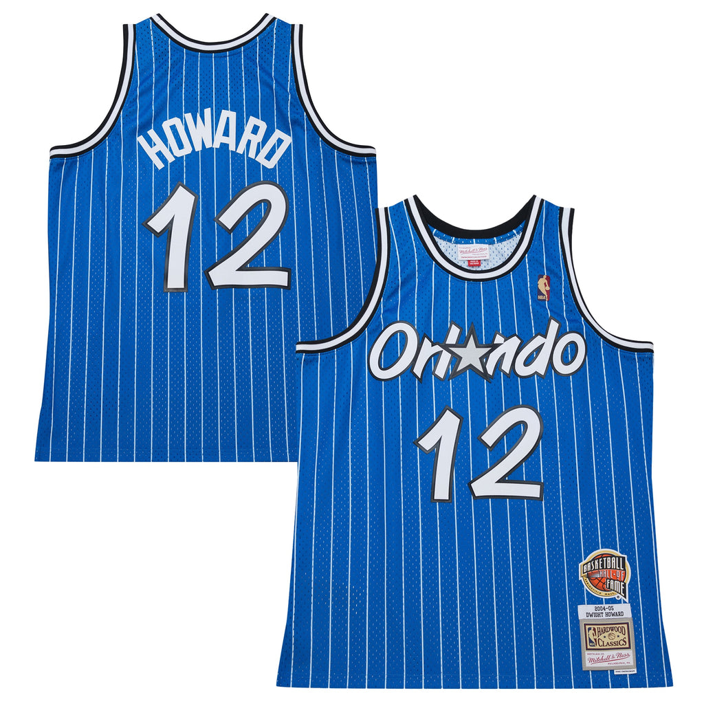 Orlando Magic Dwight Howard 2004/05 Hardwood Classics Hall of Fame Swingman Jersey - Blue - Men's NBA Team Jersey Basketball Fan Apparel