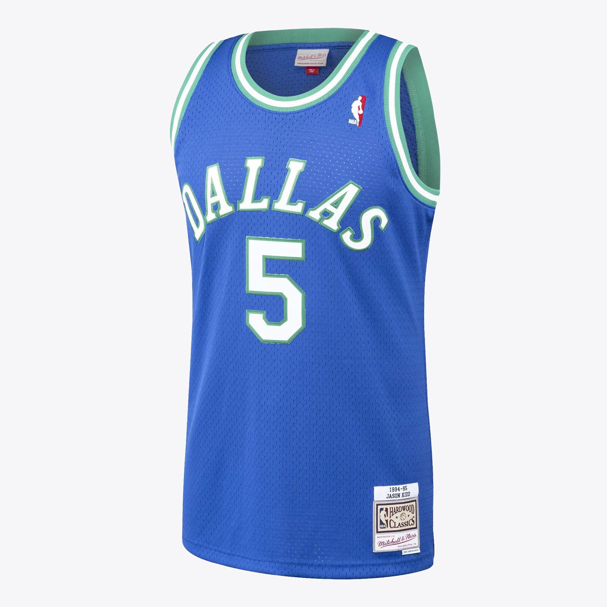 Dallas Mavericks Mitchell & Ness Hardwood Classics Road Jersey - Jason Kidd - Men's NBA Team Jersey Basketball Fan Apparel