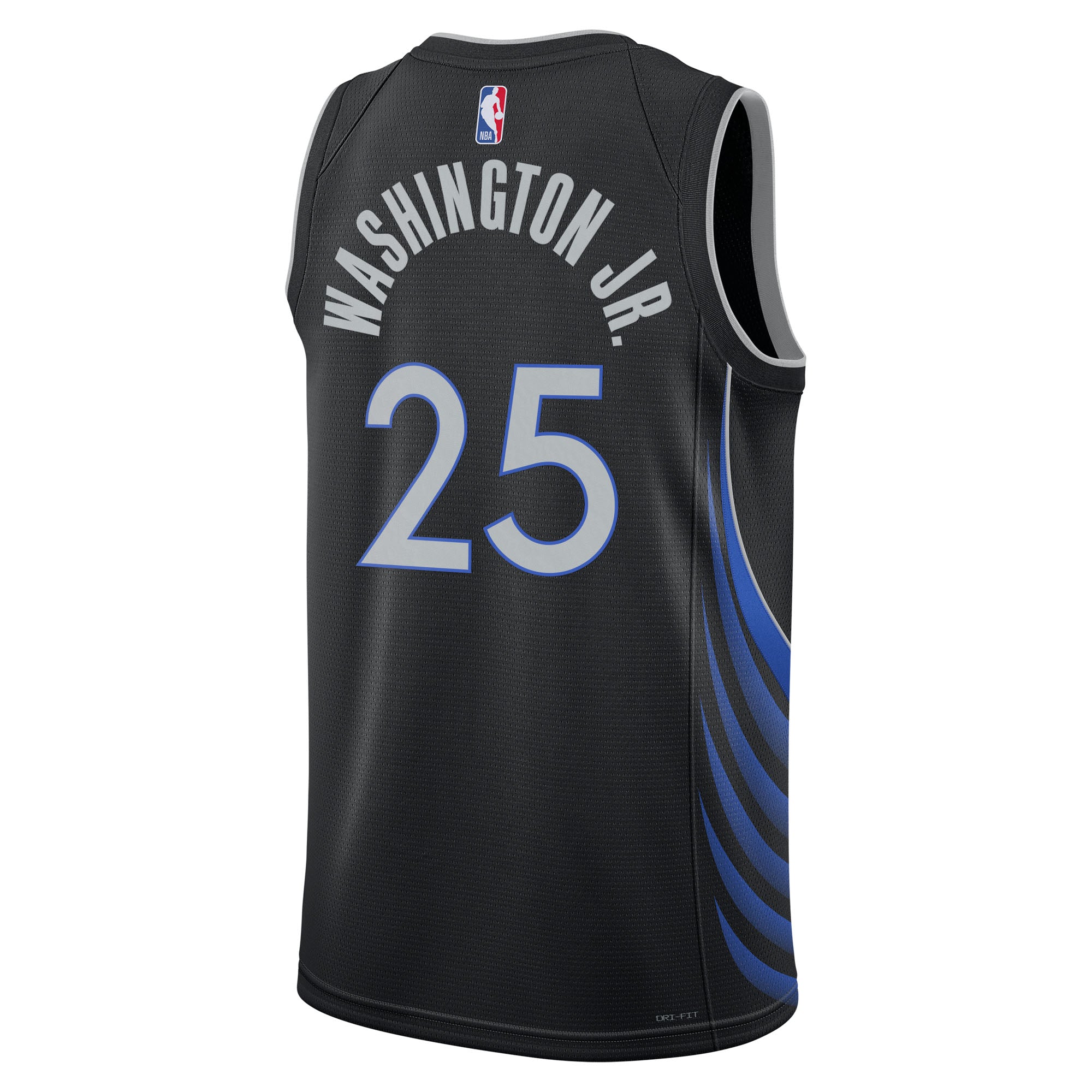 Dallas Mavericks Nike 2025/26 City Edition Swingman Jersey - Black - P.J. Washington Jr. - Unisex NBA Team Jersey Basketball Fan Apparel
