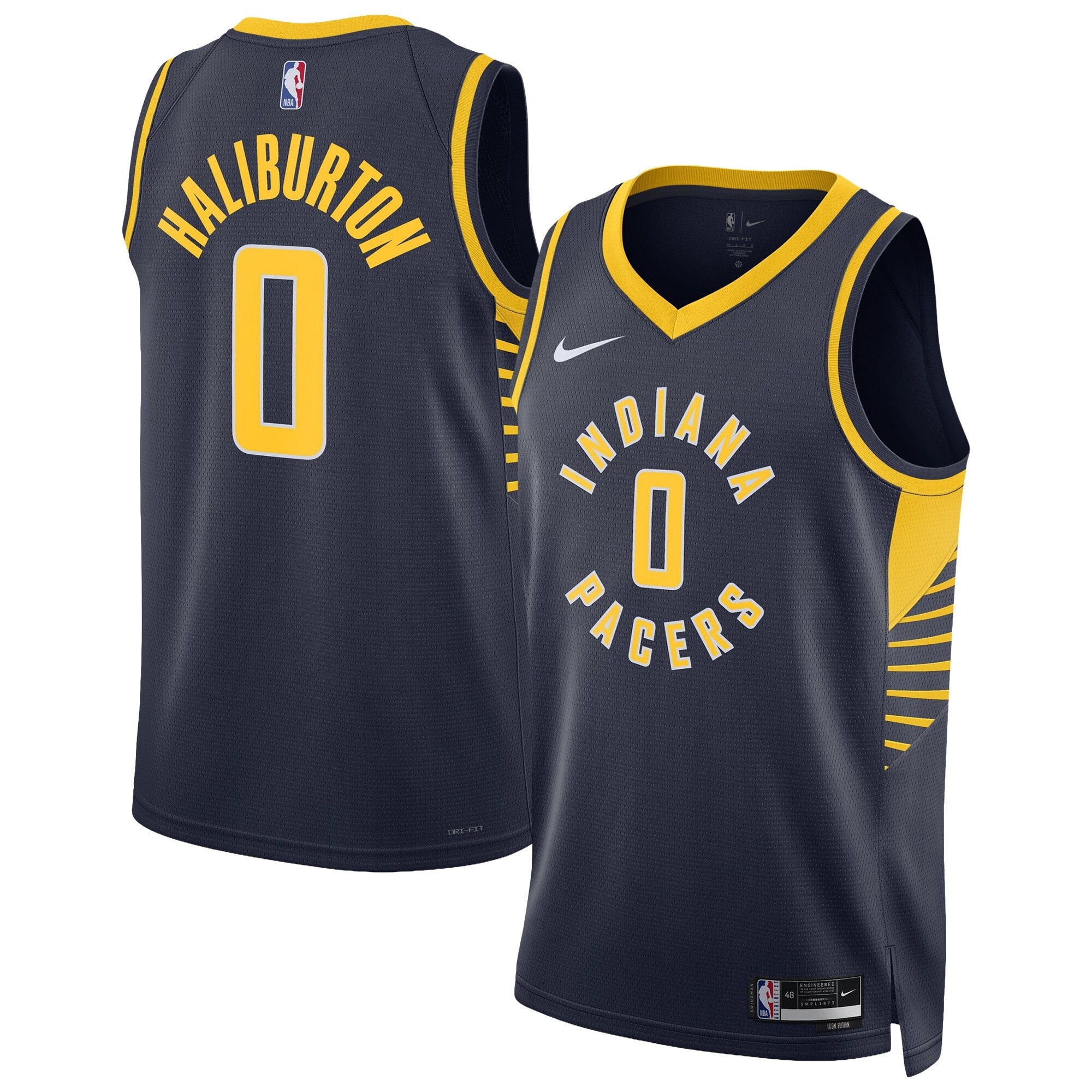 Indiana Pacers NBA Icon Swingman Jersey- Tyrese Haliburton NBA Team Jersey Basketball Fan Apparel