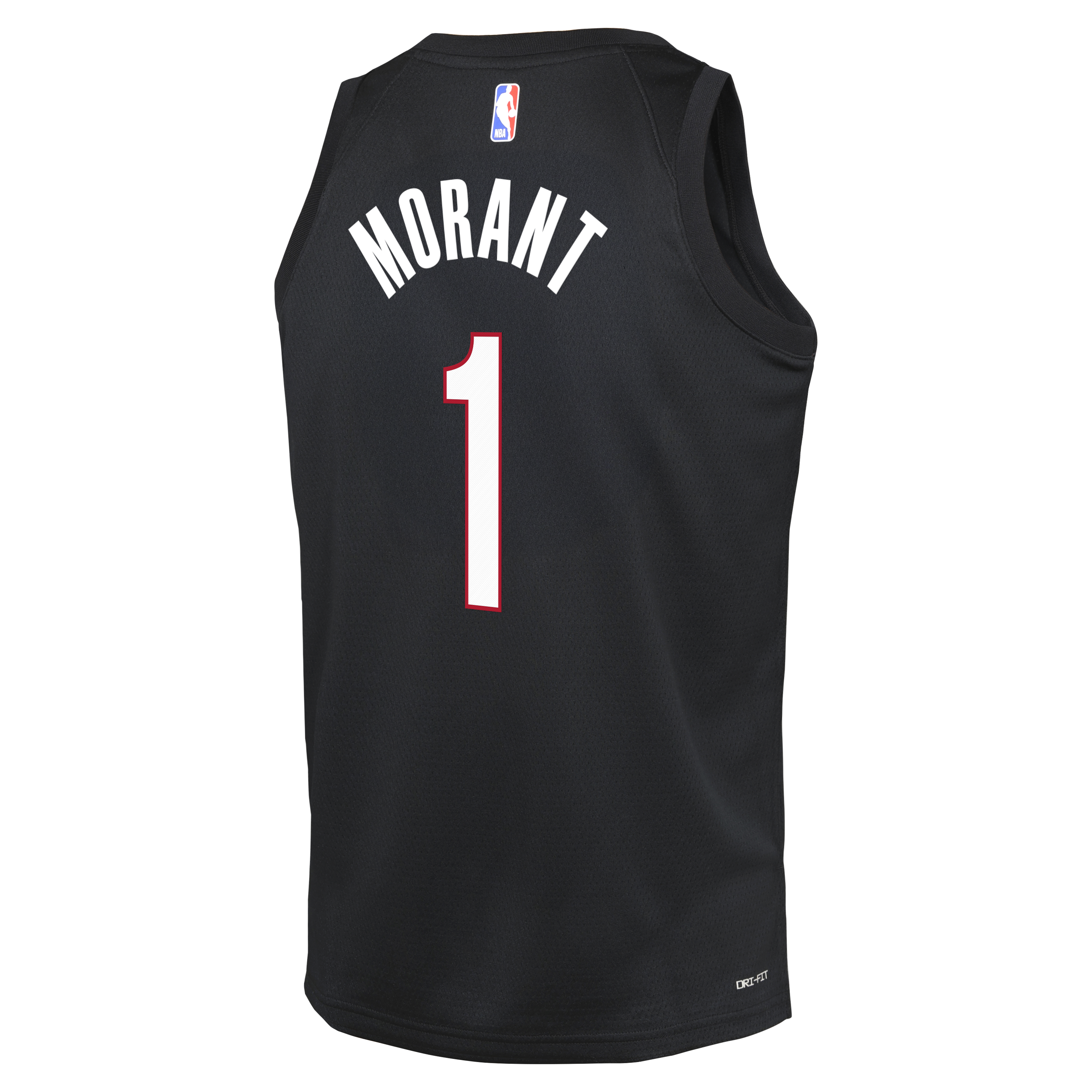 Portland Trail Blazers Nike Replica Icon Edition Swingman Jersey - Black - Ja Morant - Youth NBA Team Jersey Basketball Fan Apparel