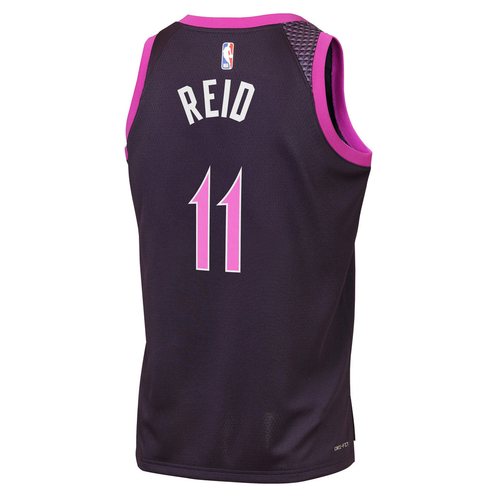 Minnesota Timberwolves Nike 2025/26 City Edition Swingman Jersey - Black - Naz Reid - Youth NBA Team Jersey Basketball Fan Apparel