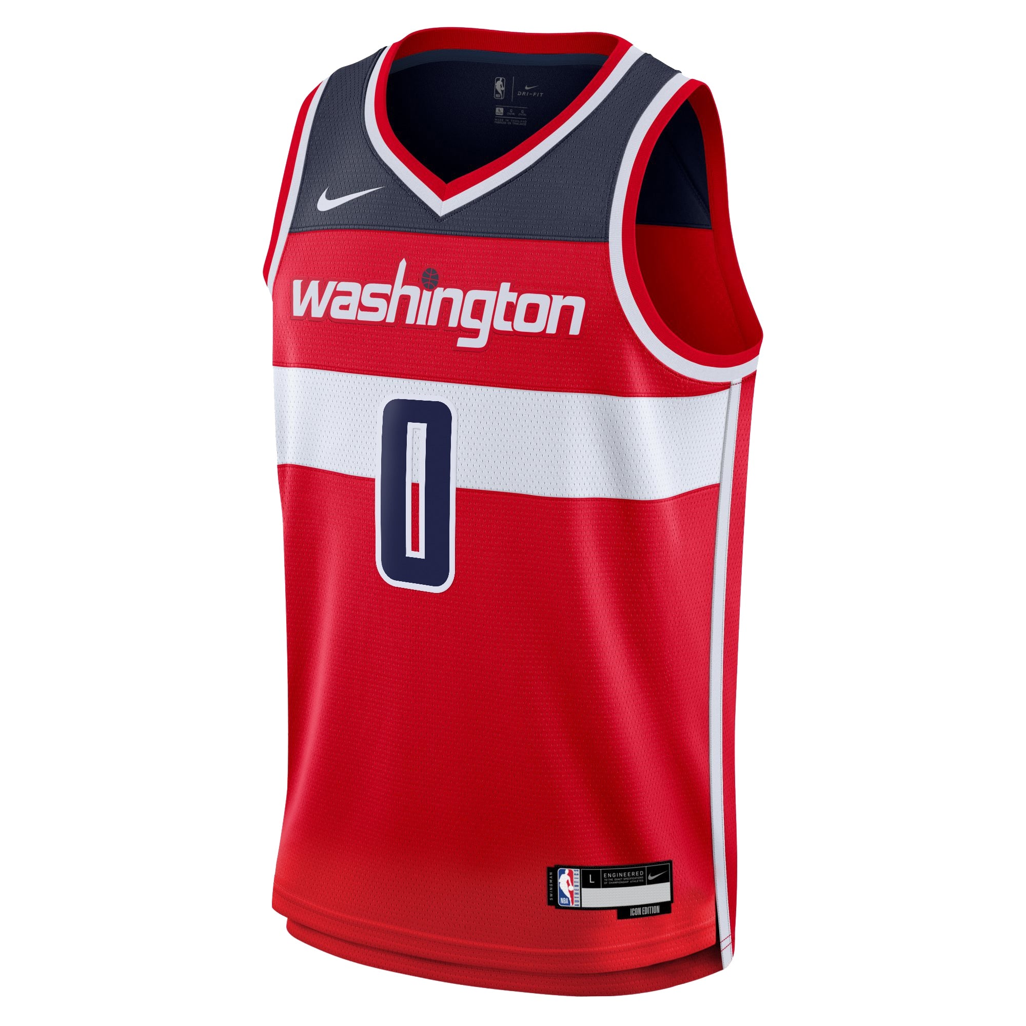Washington Wizards Nike Icon Swingman Jersey - Red - Bilal Coulibaly - Youth NBA Team Jersey Basketball Fan Apparel