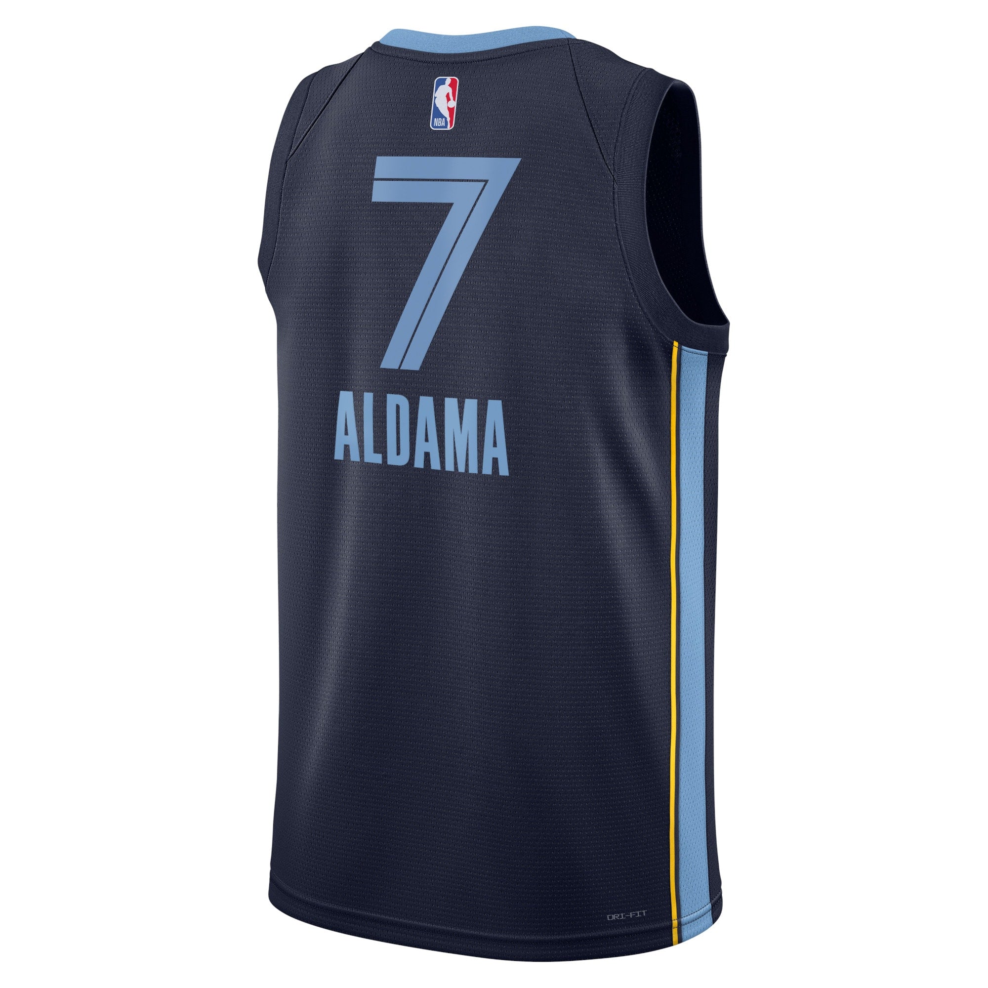 Memphis Grizzlies Nike Icon Edition Swingman Jersey - Navy - Santi Aldama - Unisex NBA Team Jersey Basketball Fan Apparel