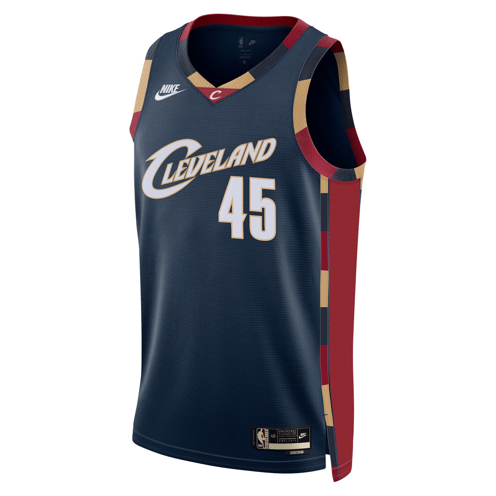 Cleveland Cavaliers Nike Classic Edition Jersey - Navy - Donovan Mitchell - Unisex NBA Team Jersey Basketball Fan Apparel