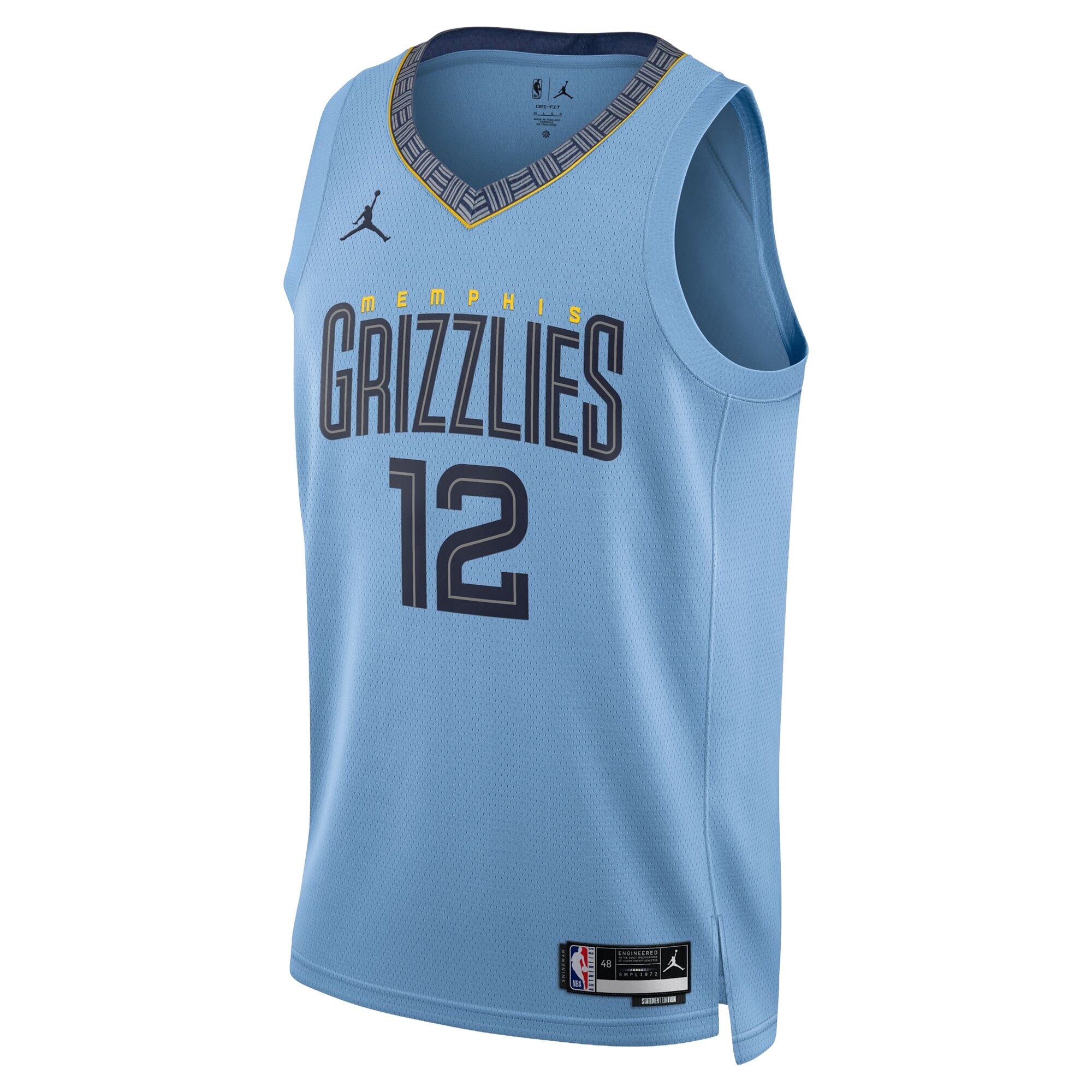 Memphis Grizzlies Jordan Brand Statement Edition Swingman Jersey - Ja Morant - Unisex NBA Team Jersey Basketball Fan Apparel