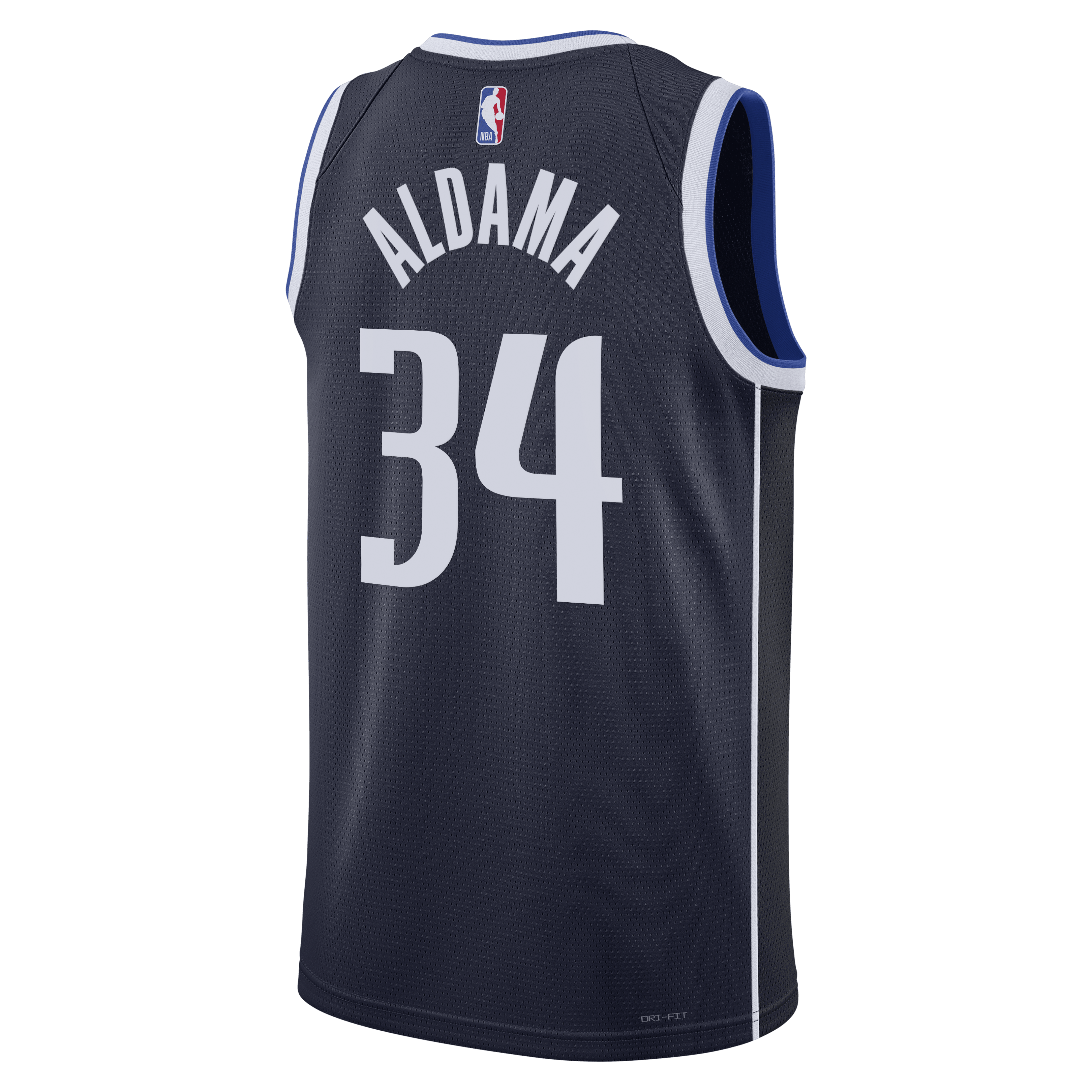 Dallas Mavericks Jordan Brand Statement Edition Swingman Jersey - Navy - Santi Aldama - Unisex NBA Team Jersey Basketball Fan Apparel