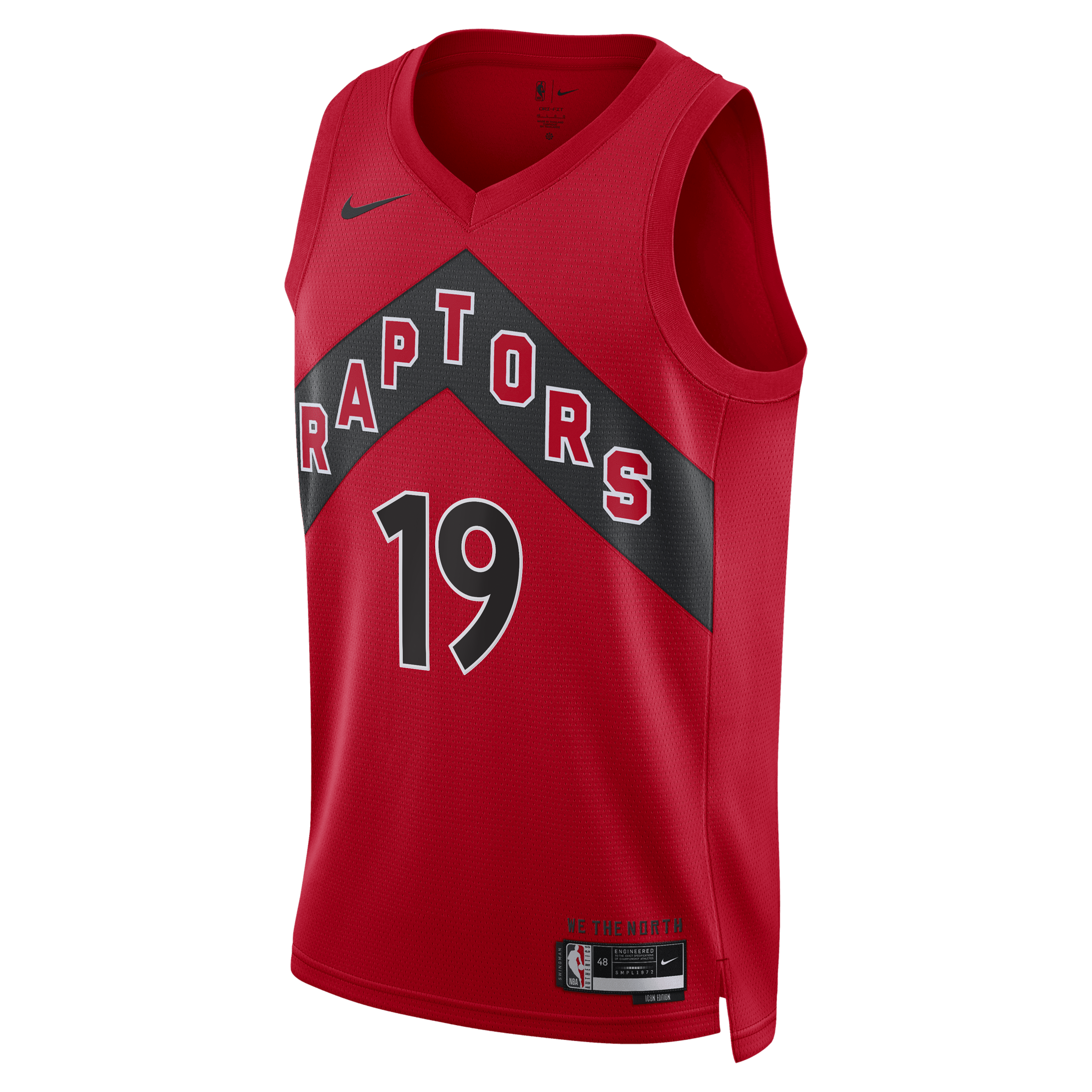 Toronto Raptors Nike Icon Edition Swingman Jersey - Red - Jakob Poeltl - Unisex NBA Team Jersey Basketball Fan Apparel