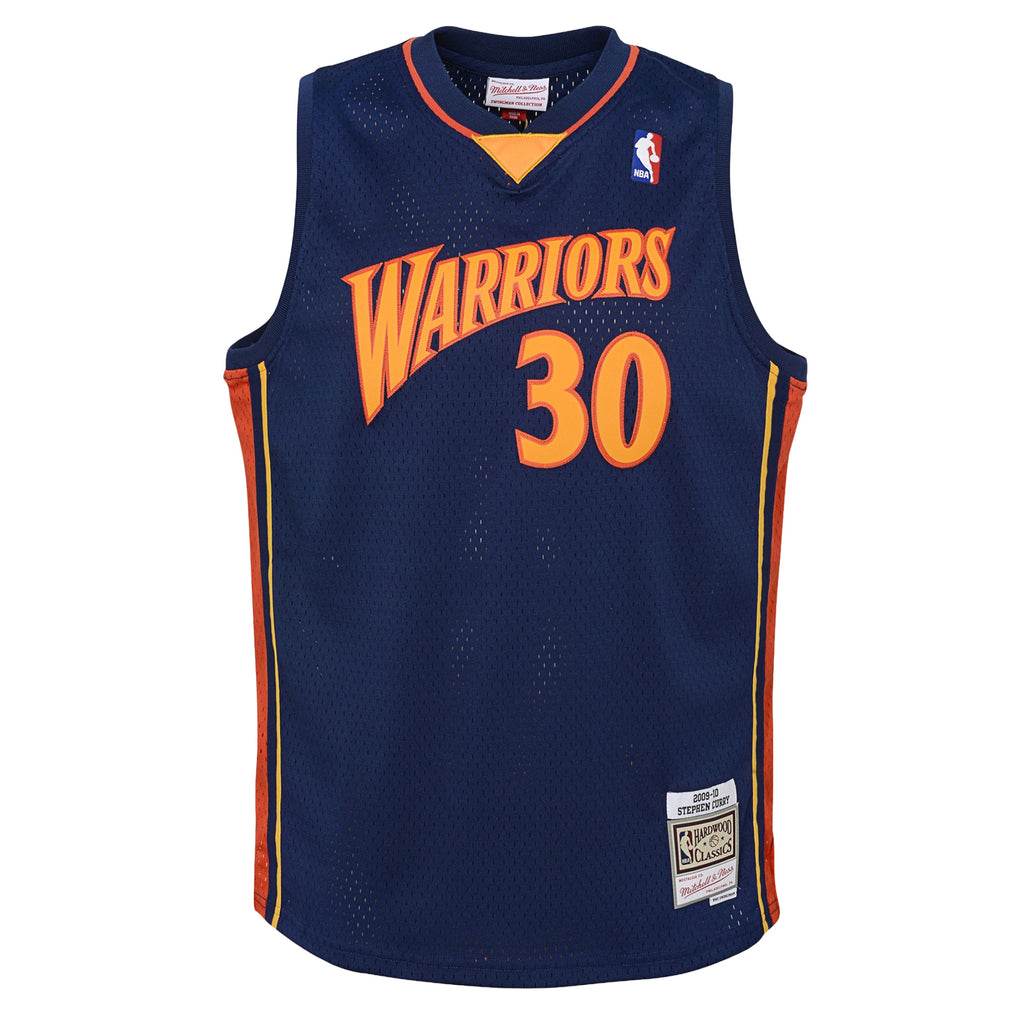 Golden State Warriors Mitchell & Ness Swingman Road 2009 Jersey - Stephen Curry - Youth NBA Team Jersey Basketball Fan Apparel